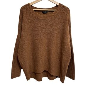 Alice + Olivia Classics Caprice Crew Neck Sweater Women Large Boucle